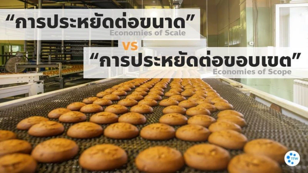 การประหยัดต่อขนาด" VS "การประหยัดต่อขอบเขต