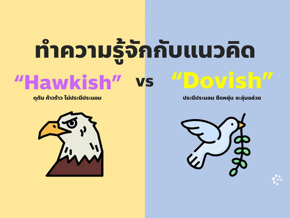 ทำความรู้จักกับแนวคิด “Hawkish” vs “Dovish”