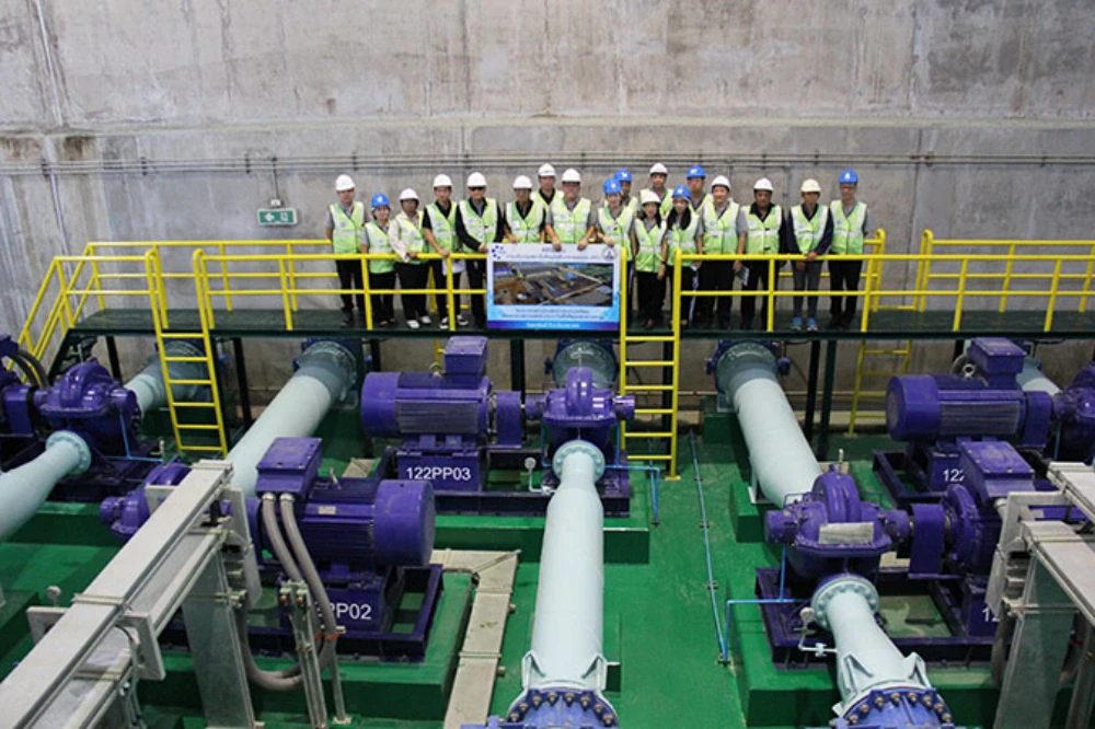 TTW รับมอบงานปรับปรุงสถานีเพิ่มแรงดันคลองโยง และสถานีเพิ่มแรงดันกระทุ่มแบนจาก CK