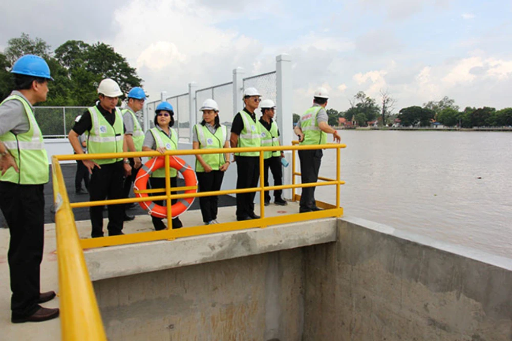 TTW รับมอบงานโครงการย้ายสถานีสูบน้ำดิบบางปะอินจาก CK