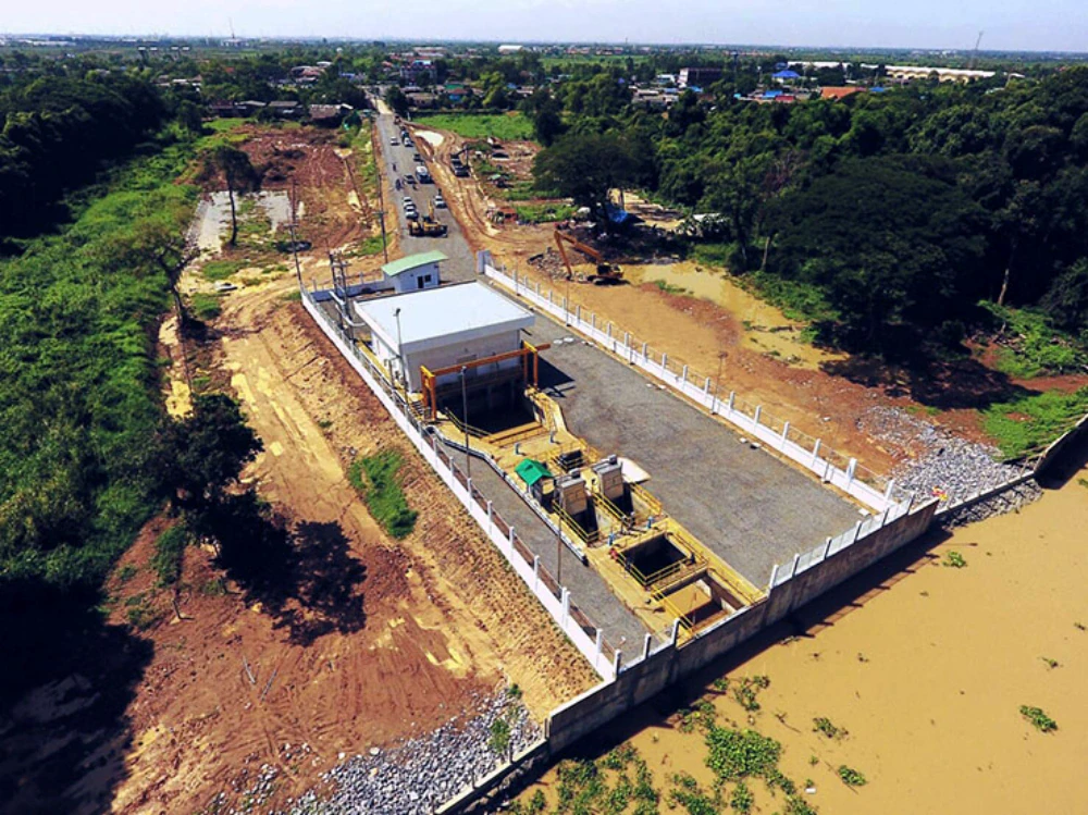 TTW รับมอบงานโครงการย้ายสถานีสูบน้ำดิบบางปะอินจาก CK