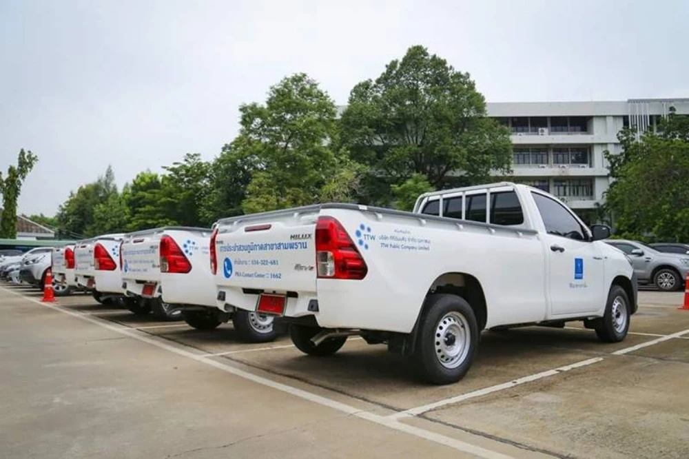 TTW เดินเคียงข้าง กปภ. มอบรถกระบะสนับสนุนการทำงานเพื่อประชาชน