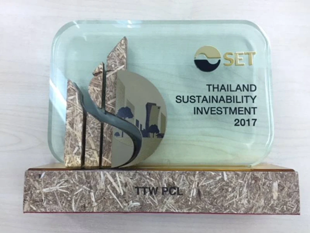 TTW คว้ารางวัล “หุ้นยั่งยืน” 2 ปีซ้อน ตอกย้ำความเป็น บจ. แห่งความสมดุลและยั่งยืน