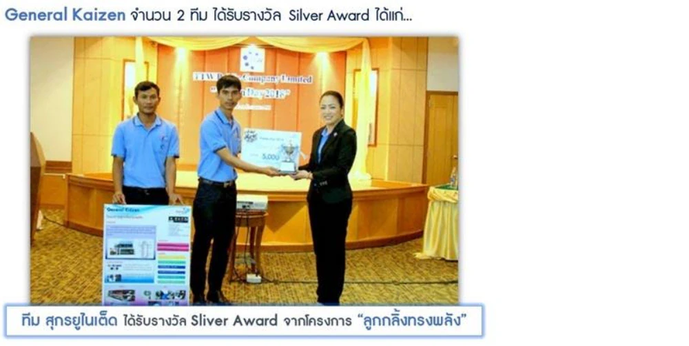 ประกาศผลการตัดสินกิจกรรม “Kaizen Day 2018”