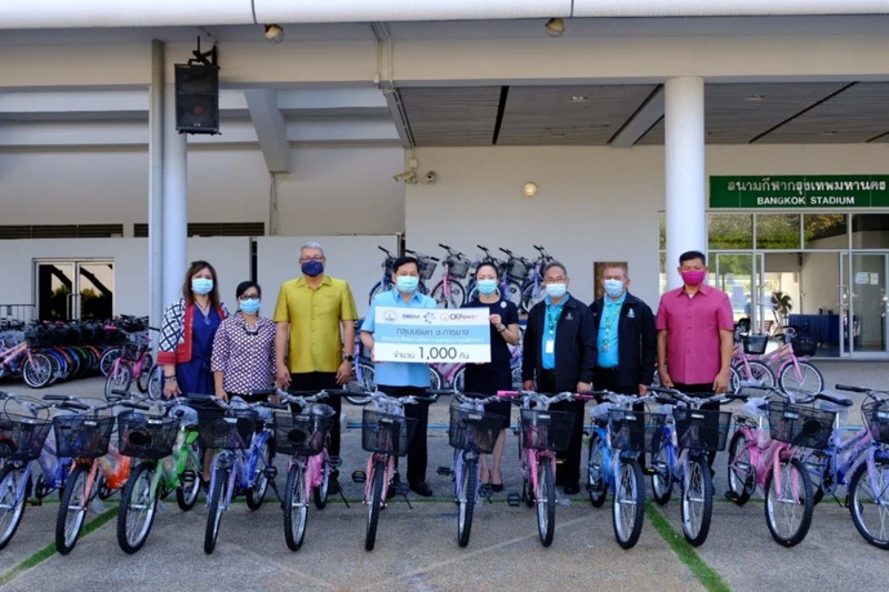 กลุ่มบริษัท ช.การช่าง ร่วมสนับสนุนและส่งเสริมกิจกรรมเพื่อเยาวชนไทย มอบจักรยาน 1,000 คัน ให้แก่ กรุงเทพมหานคร (กทม.)