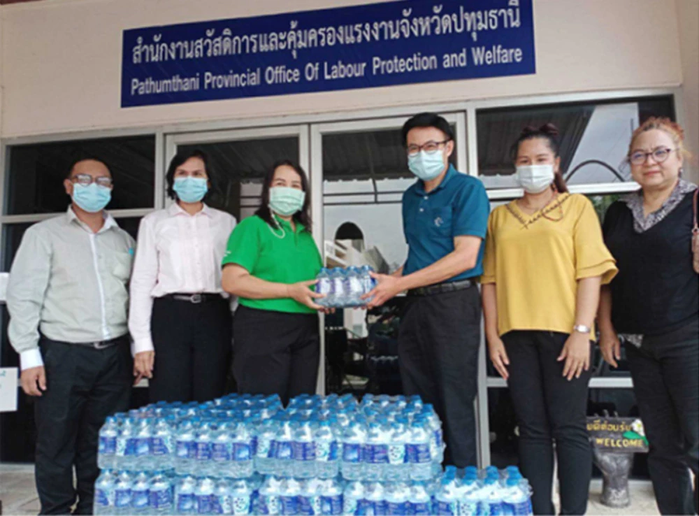 TTW ส่งมอบน้ำใจสู้ภัย COVID – 19 สนับสนุนน้ำดื่มสะอาดให้กับหน่วยงานต่างๆ ในเขตพื้นที่กรุงเทพมหานครและพื้นที่ให้บริการ