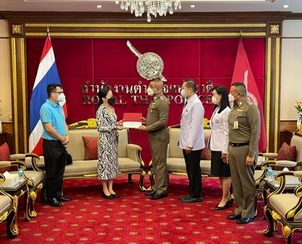 TTW together with CH. Karnchang donated 5,000 set of Rapid Antigen Test kits for COVID-19 for the Royal Thai Police