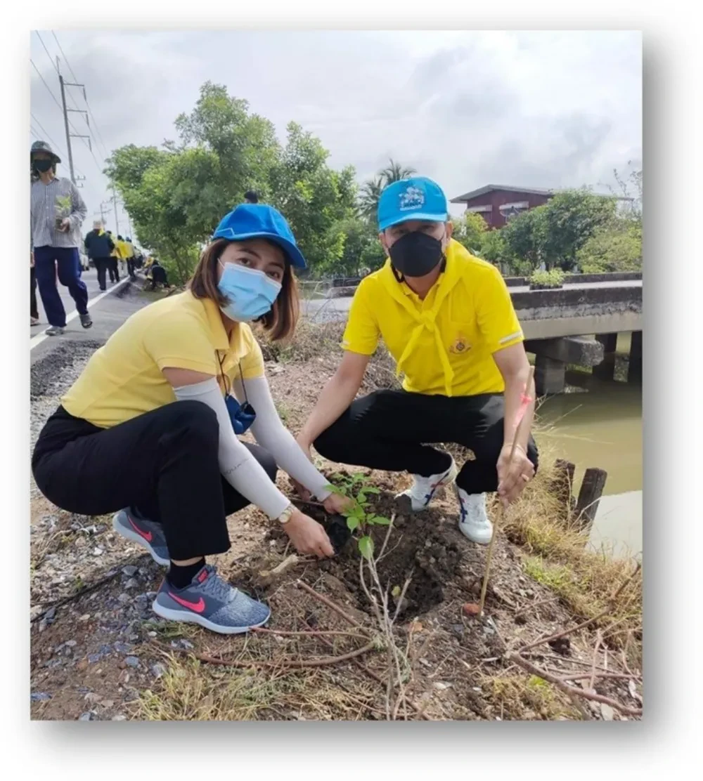 TTW and Bang Rakam Subdistrict Administrative Organization join the activity "Unite Thai to plant trees for the land, and carry on to 100 million trees"
