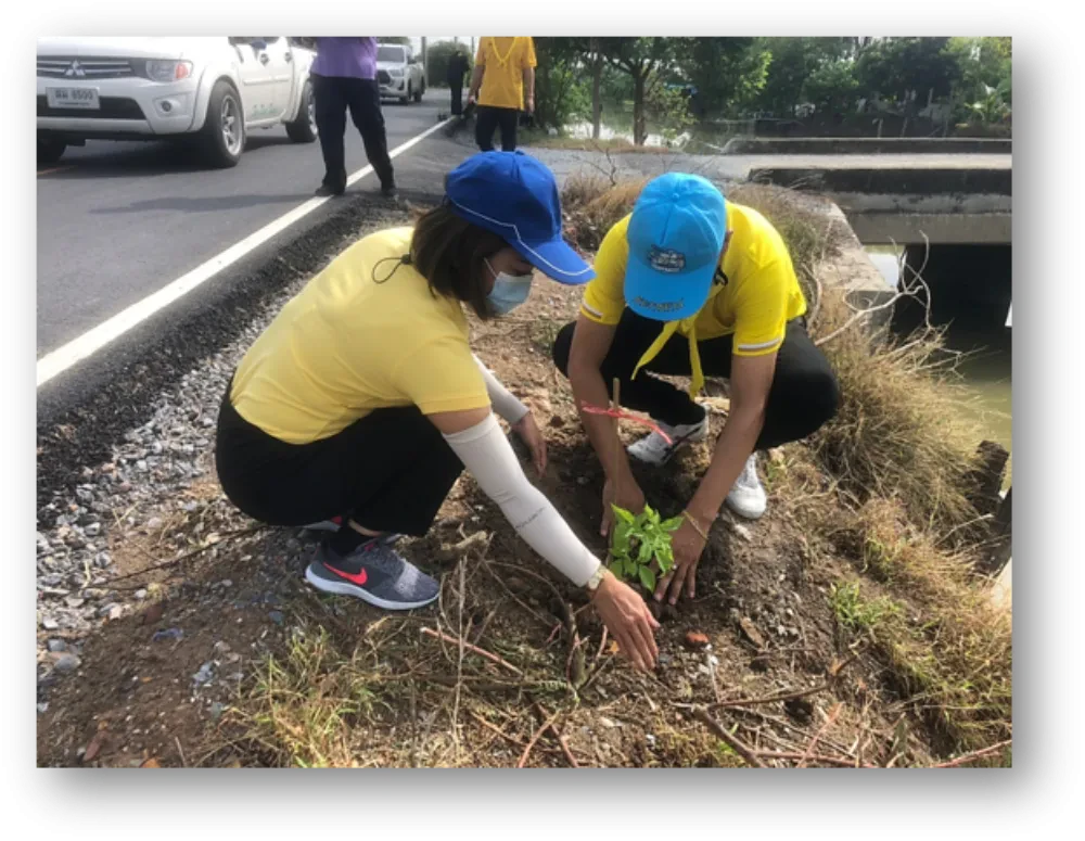 TTW and Bang Rakam Subdistrict Administrative Organization join the activity "Unite Thai to plant trees for the land, and carry on to 100 million trees"