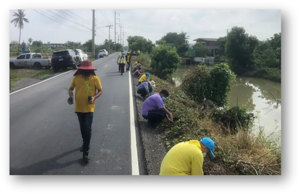 TTW and Bang Rakam Subdistrict Administrative Organization join the activity "Unite Thai to plant trees for the land, and carry on to 100 million trees"