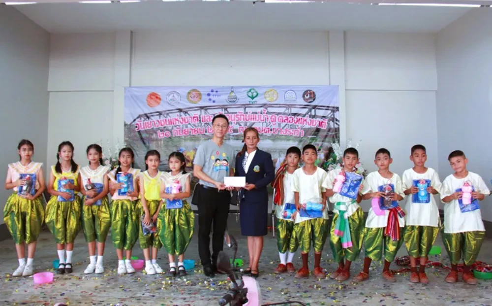 TTW joins the We Love Tha Chin River Club, Nakhon Pathom Province. Organize activities on National Youth Day and National River Conservation Day 2022 to encourage the new generation to pay at