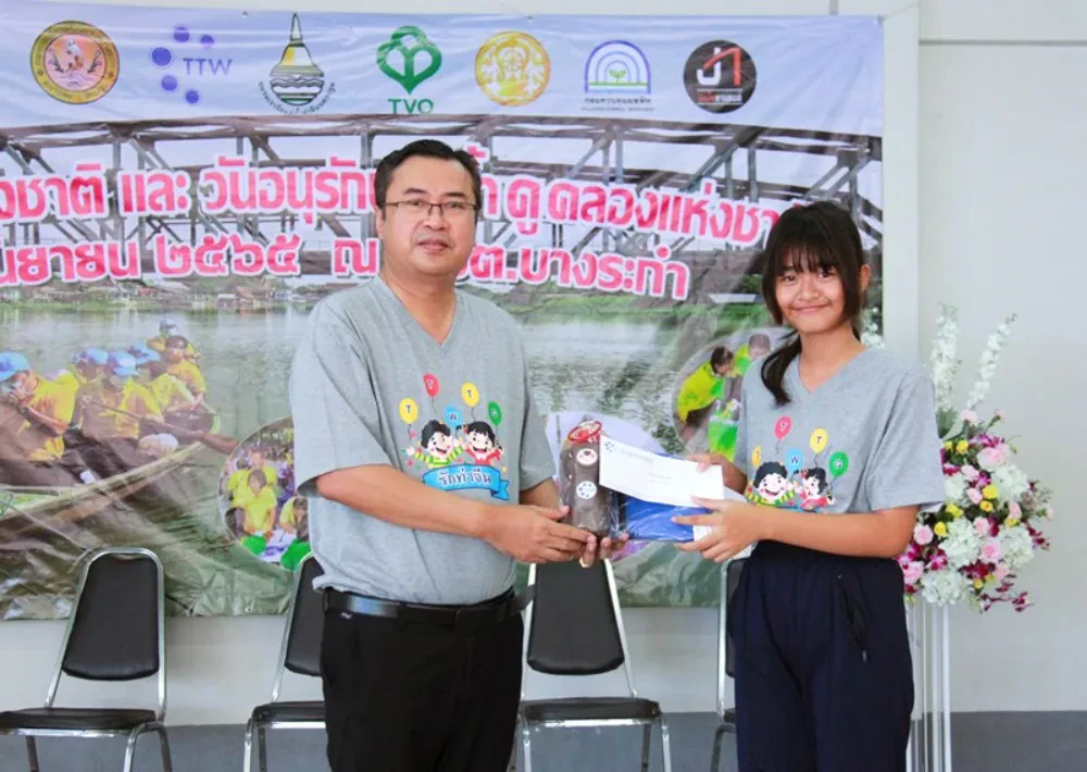 TTW joins the We Love Tha Chin River Club, Nakhon Pathom Province. Organize activities on National Youth Day and National River Conservation Day 2022 to encourage the new generation to pay at