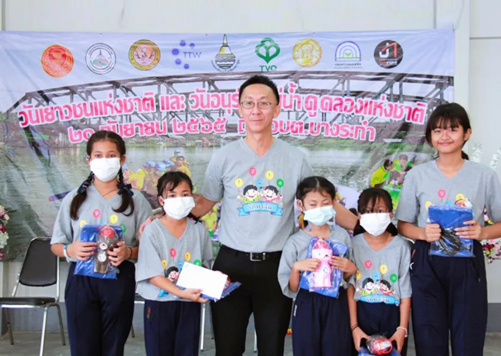TTW joins the We Love Tha Chin River Club, Nakhon Pathom Province. Organize activities on National Youth Day and National River Conservation Day 2022 to encourage the new generation to pay at
