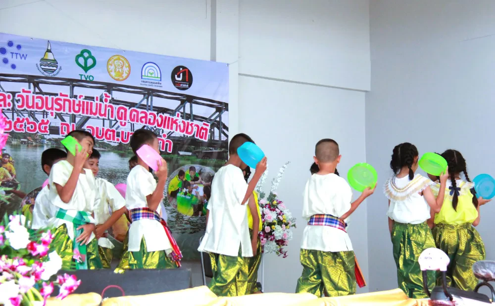 TTW joins the We Love Tha Chin River Club, Nakhon Pathom Province. Organize activities on National Youth Day and National River Conservation Day 2022 to encourage the new generation to pay at