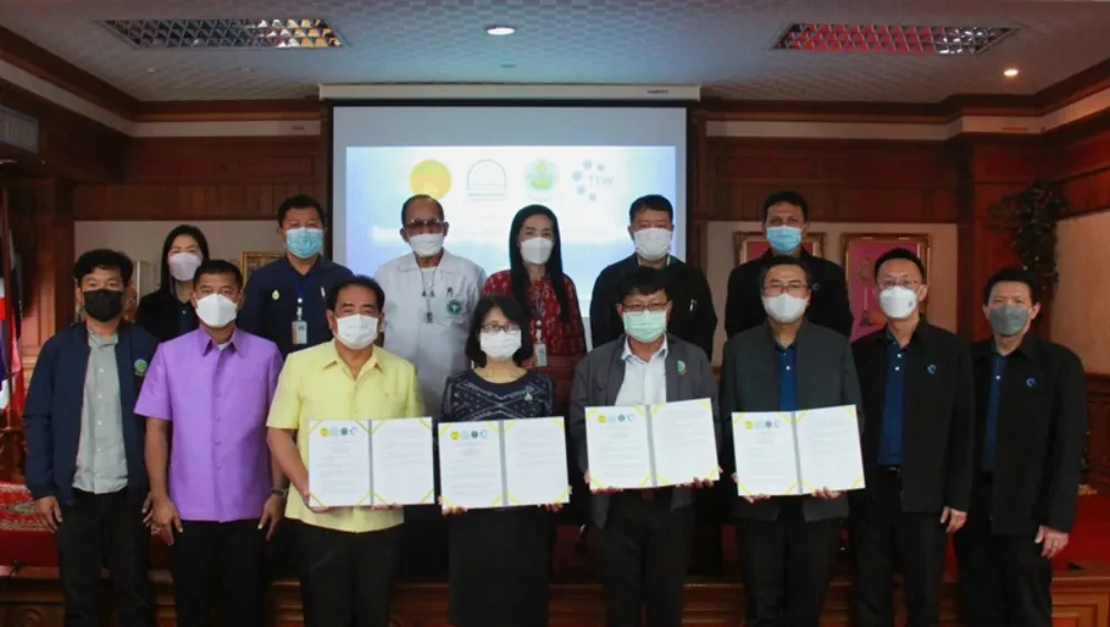 TTW held a Memorandum of Cooperation Agreement (MOU) signing ceremony under the project “Restore water quality in Khlong Bang Sue to conserve the Tha Chin River”, strives to develop clean env