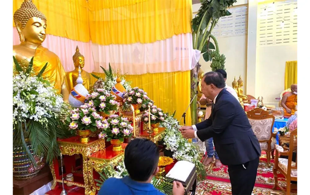 TTW Public Company Limited organized the Kathin unity ceremony for the year 2022 at Kanlayanee Songtham Temple. Nakhon Pathom Province