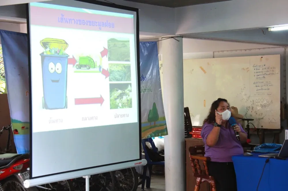 TTW organized a training course under the project. “Reviving the water quality of Khlong Bang Sue  to conserve the Tha Chin River” for community representatives and entrepreneurs located alo