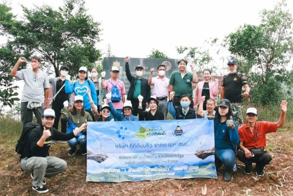 TTW ร่วมกับ ชมรมเรารักแม่น้ำท่าจีน จังหวัดนครปฐม ลงพื้นที่ตรวจติดตามผลป่าที่ปลูก ​ โครงการ “1 ล้านกล้า สร้างป่าต้นน้ำ” ประจำปี 2565 ณ อุทยานแห่งชาติทองผาภูมิ