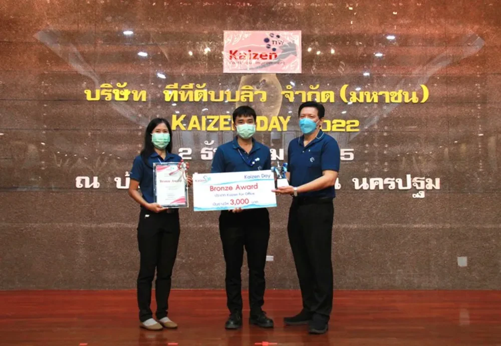 TTW จัดกิจกรรมมอบรางวัลประกวด Kaizen 2022 สานต่อแนวคิดในการบริหารการจัดการอย่างมีประสิทธิภาพ