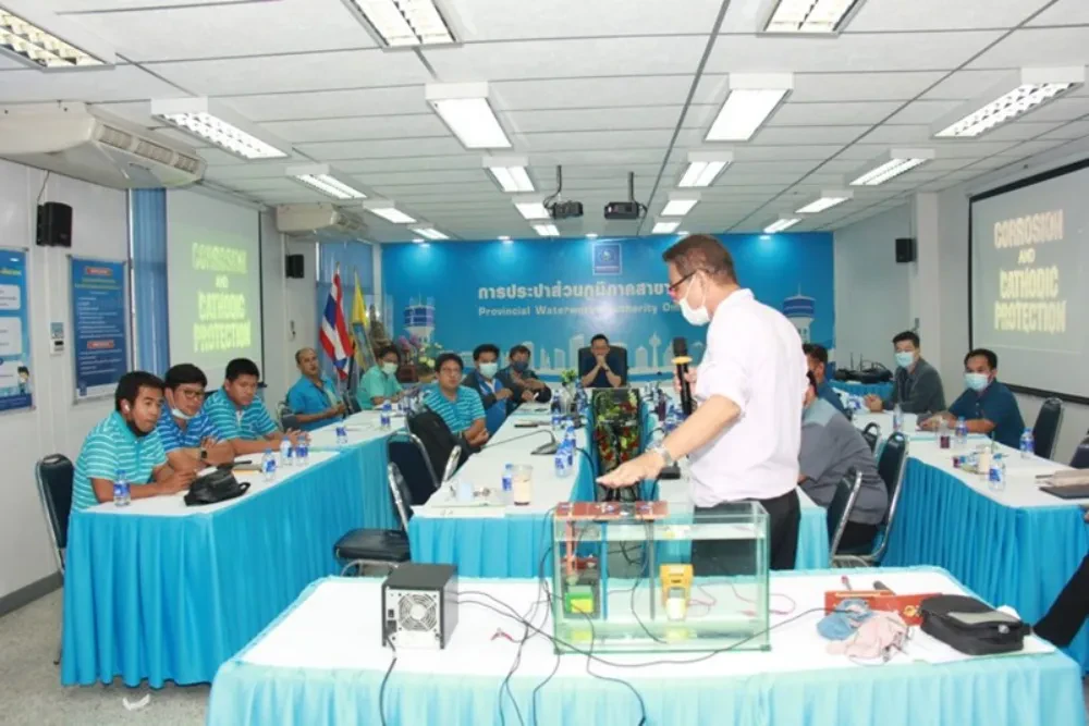 TTW สนับสนุนการจัดอบรมเชิงปฎิบัติการ "หลักสูตรระบบป้องกันการกัดกร่อนสนิมในเส้นท่อ (CP) ประจำปี 2566" ให้แก่ การประปาส่วนภูมิภาคในเขตพื้นที่จังหวัดนครปฐม-สมุทรสาคร