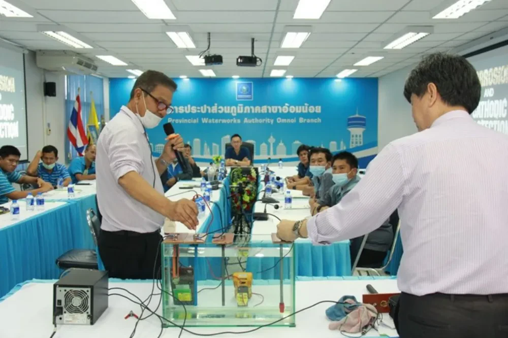 TTW สนับสนุนการจัดอบรมเชิงปฎิบัติการ "หลักสูตรระบบป้องกันการกัดกร่อนสนิมในเส้นท่อ (CP) ประจำปี 2566" ให้แก่ การประปาส่วนภูมิภาคในเขตพื้นที่จังหวัดนครปฐม-สมุทรสาคร