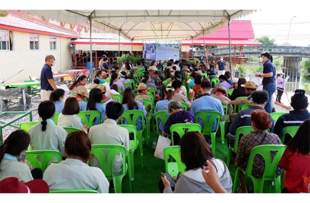 TTW is part of the activity. The Project “Khlong Suay, Nam Sai @Bang Pa-In” promotes the conservation of water sources to improve the well-being of the surrounding communities, along with the Bang Pa-In Industrial Estate