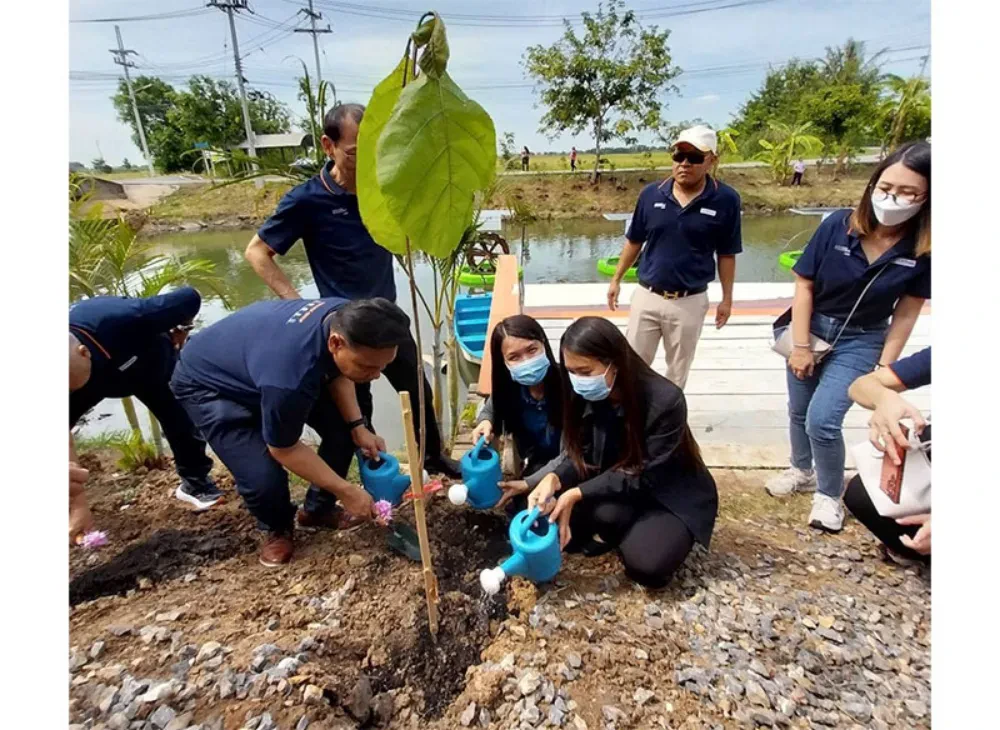 TTW is part of the activity. The Project “Khlong Suay, Nam Sai @Bang Pa-In” promotes the conservation of water sources to improve the well-being of the surrounding communities, along with the Bang Pa-In Industrial Estate