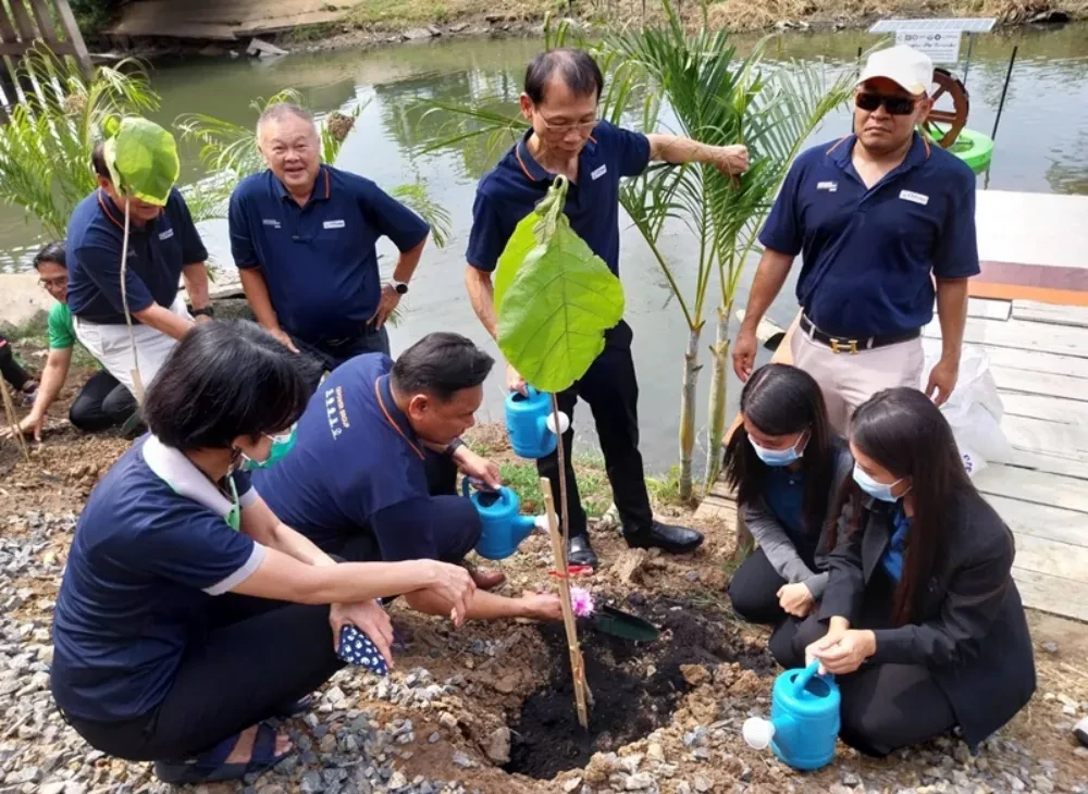 TTW is part of the activity. The Project “Khlong Suay, Nam Sai @Bang Pa-In” promotes the conservation of water sources to improve the well-being of the surrounding communities, along with the Bang Pa-In Industrial Estate