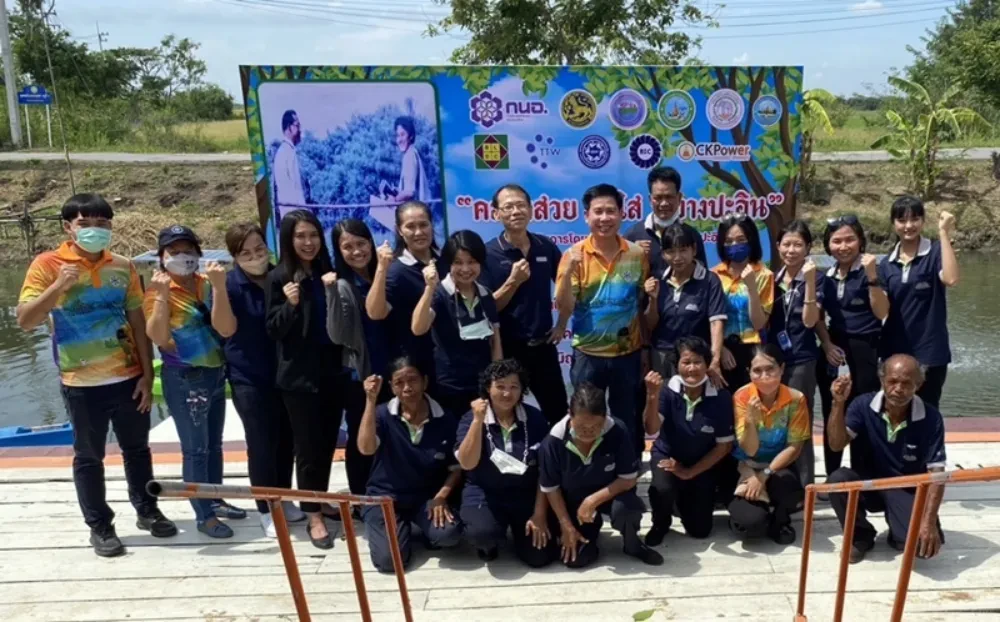 TTW is part of the activity. The Project “Khlong Suay, Nam Sai @Bang Pa-In” promotes the conservation of water sources to improve the well-being of the surrounding communities, along with the Bang Pa-In Industrial Estate