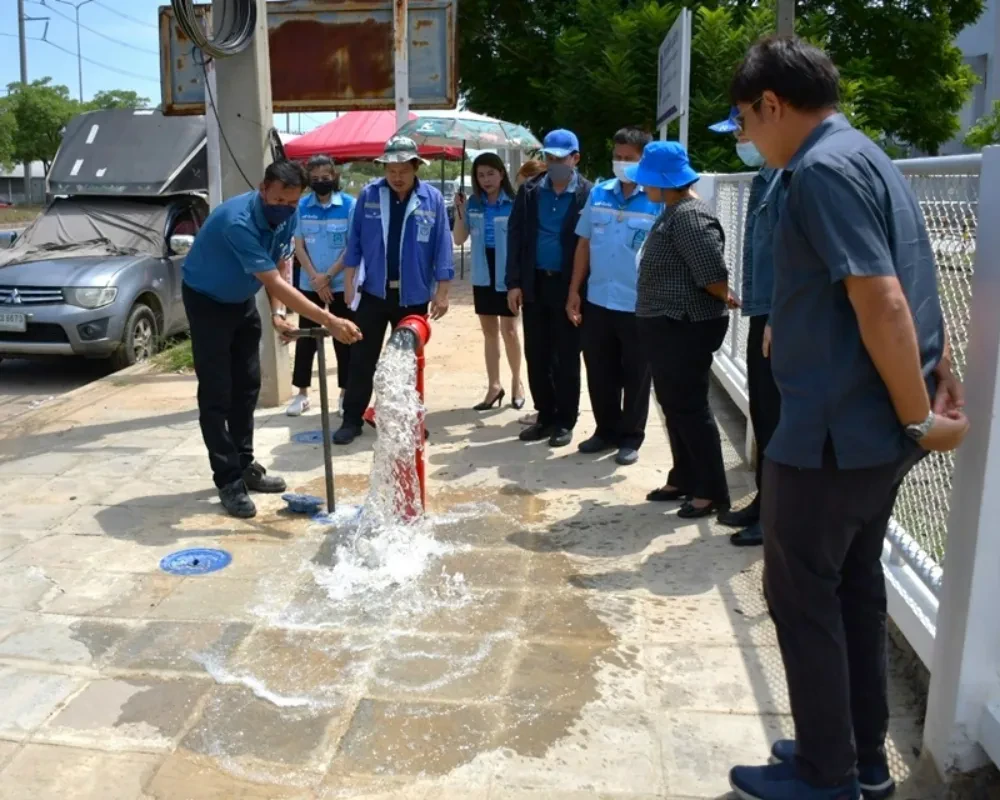 TTW สนับสนุนการวางท่อเสริมประสิทธิภาพการจ่ายน้ำประปา ให้กับการประปาส่วนภูมิภาค สาขาสมุทรสาคร