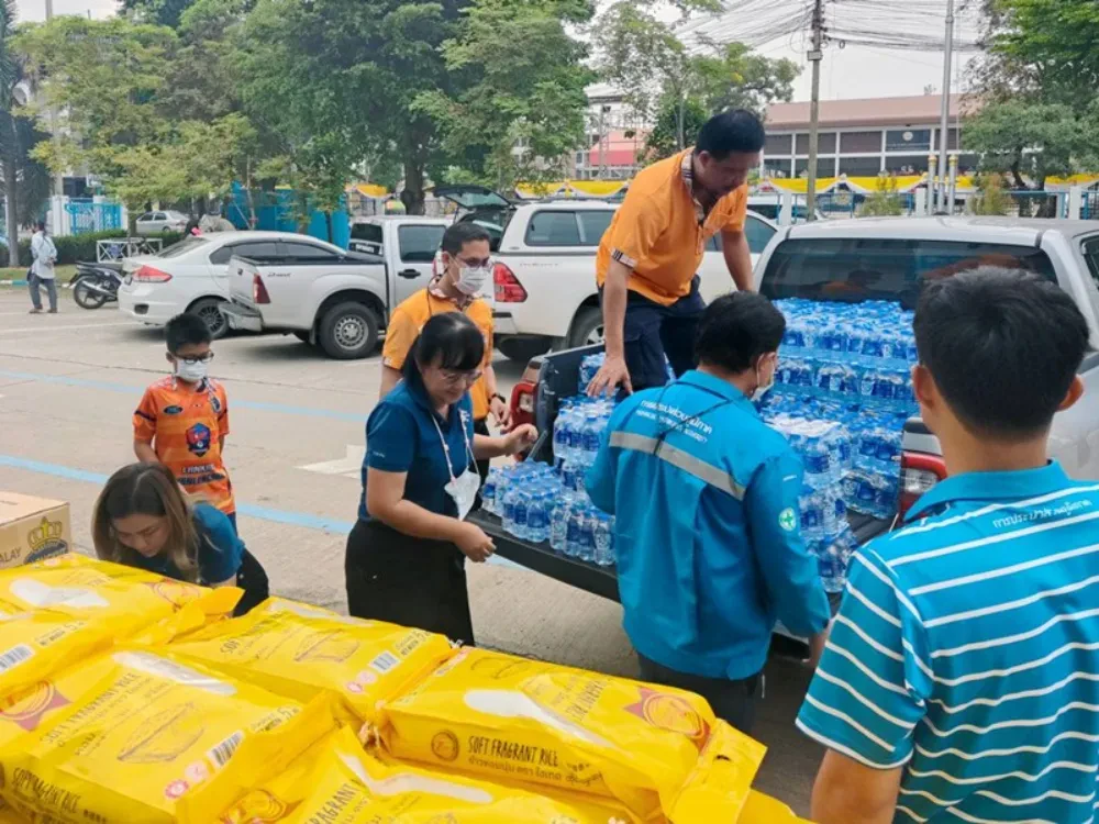 TTW ร่วมกับ กปภ.สาขาสมุทรสาคร ส่งมอบน้ำใจช่วยเหลือแรงงานไทยที่ได้รับผลกระทบจากสถานการณ์ความไม่สงบในประเทศอิสราเอล