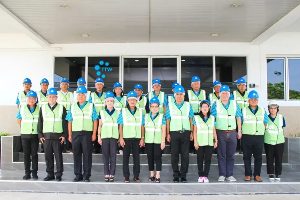 TTW ให้การต้อนรับคณะอนุกรรมการบริหาร และคณะผู้บริหารระดับสูงของการประปาส่วนภูมิภาค