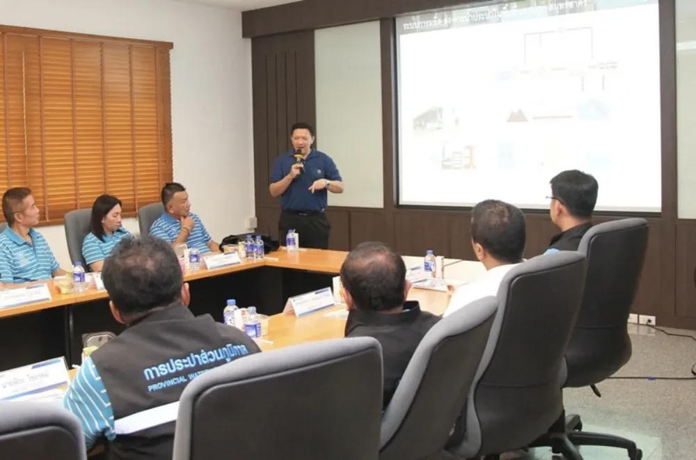 TTW ให้การต้อนรับคณะอนุกรรมการบริหาร และคณะผู้บริหารระดับสูงของการประปาส่วนภูมิภาค