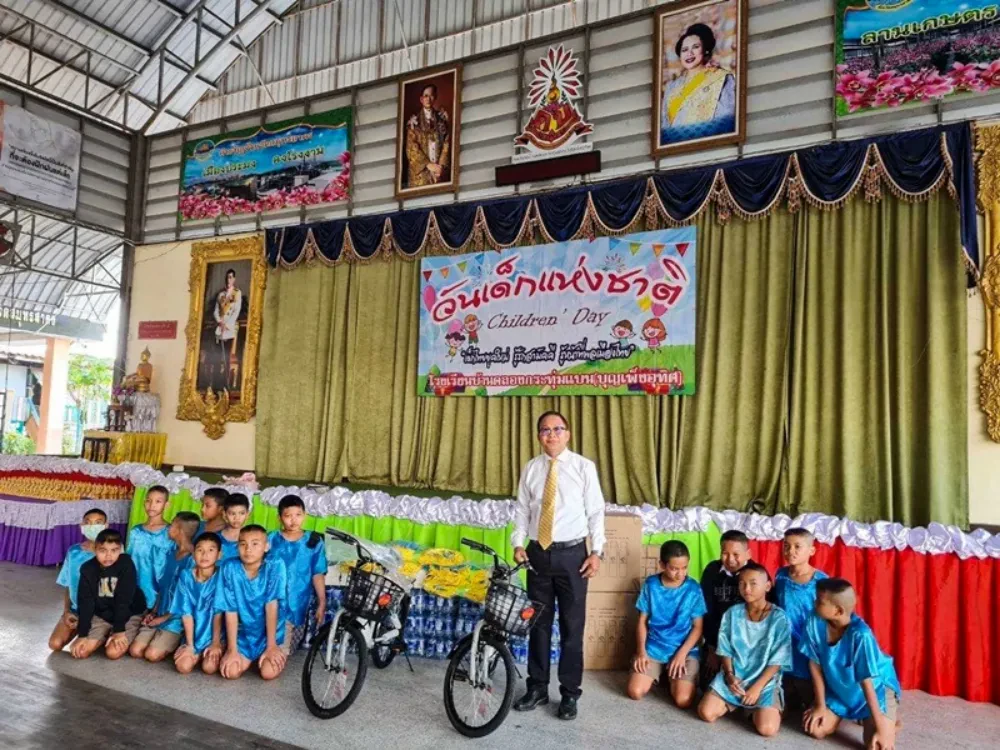 TTW สนับสนุนจักรยาน ของที่ระลึก และน้ำดื่มให้กับโรงเรียนในเขตพื้นที่บริการ สำหรับกิจกรรม “วันเด็กแห่งชาติ ประจำปี 2568” ส่งต่อการให้อย่างสร้างสรรค์ สร้างคุณค่าให้เยาวชนของชาติ