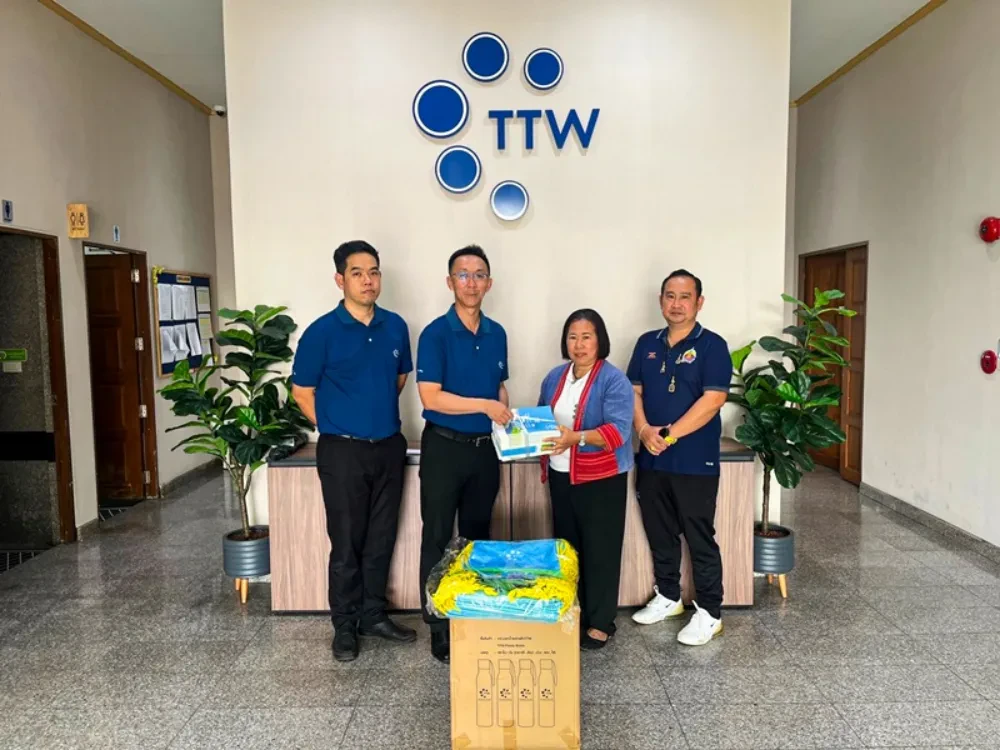 TTW สนับสนุนจักรยาน ของที่ระลึก และน้ำดื่มให้กับโรงเรียนในเขตพื้นที่บริการ สำหรับกิจกรรม “วันเด็กแห่งชาติ ประจำปี 2568” ส่งต่อการให้อย่างสร้างสรรค์ สร้างคุณค่าให้เยาวชนของชาติ