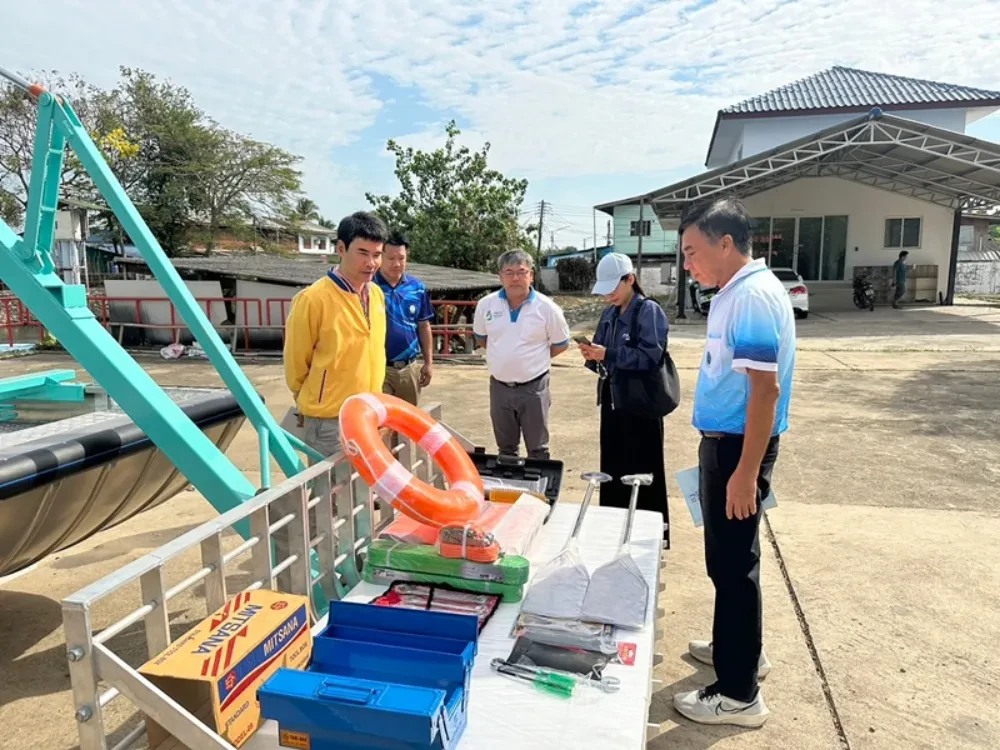 TTW มอบเรือกำจัดวัชพืชขนาดเล็กแก่ “โครงการส่งน้ำและบำรุงรักษาภาษีเจริญ” สำนักงานชลประทานที่ 11 กรมชลประทาน