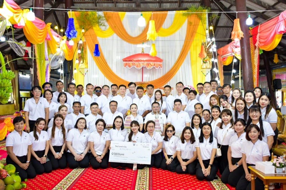 TTW ร่วมจัดพิธีทอดกฐินสามัคคี ประจำปี 2568 และยกฉัตรบุษบกมณฑปหลวงพ่อโต ณ วัดบ้านพร้าวใน จังหวัดปทุมธานี