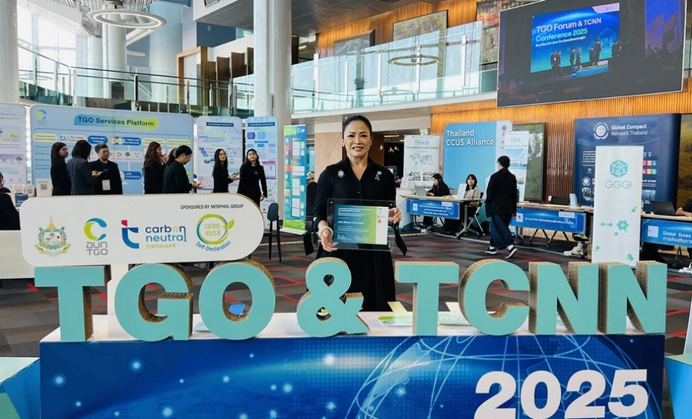 TTW received a CALO Pilot Organization Certificate of Honor from the Thailand Greenhouse Gas Management Organization (Public Organization), reflecting the organization's commitment to reducing greenhouse gas emissions
