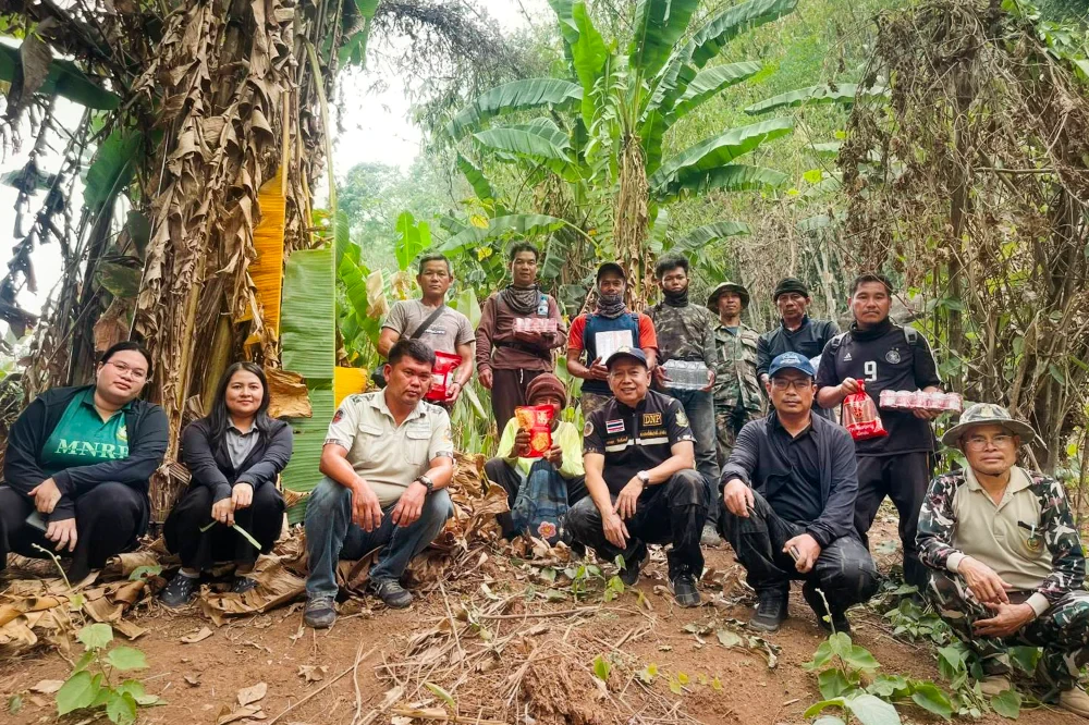 TTW joins in sending encouragement and support to the wildfire fighting mission by donating ready-to-eat meals, drinking water, and basic supplies to the Office of Protected Area Management Region 3 (Ban Pong)