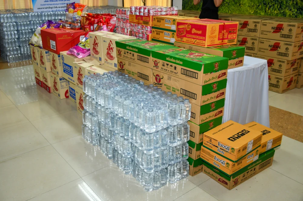 TTW joins in sending encouragement and support to the wildfire fighting mission by donating ready-to-eat meals, drinking water, and basic supplies to the Office of Protected Area Management Region 3 (Ban Pong)