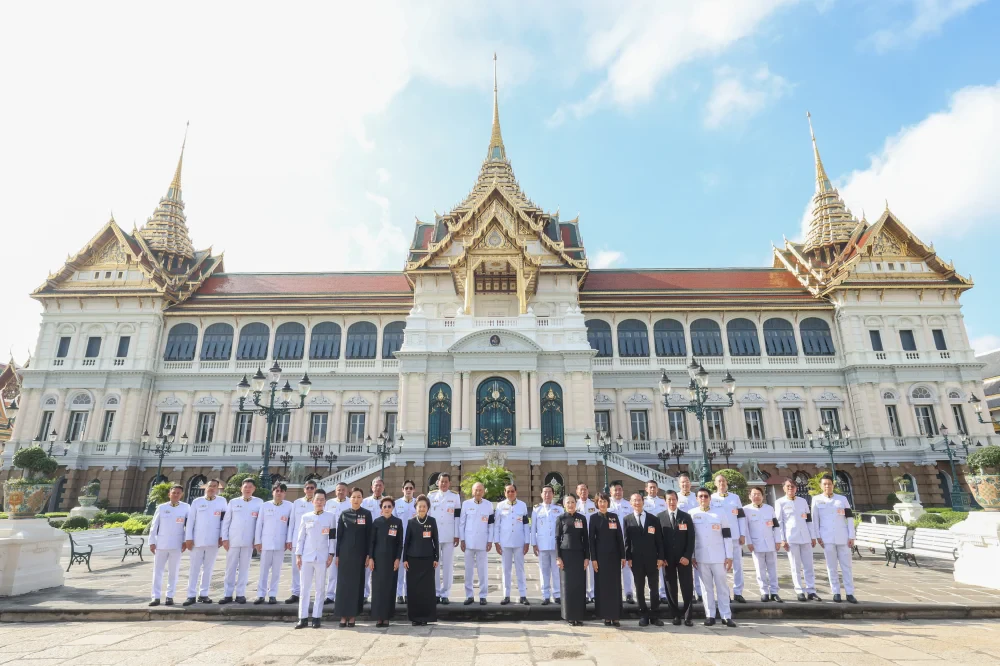 TTW, in collaboration with the CH. Karnchang Group, served as a co-host for the *Phra Phithi Tham* (royal religious chanting ceremony) for the late Her Royal Highness Princess Bajrakitiyabha Narendiradebyavati Kromluang Rajarajanisiribadhara, held at the Phiman Rattaya Throne Hall within the Grand Palace