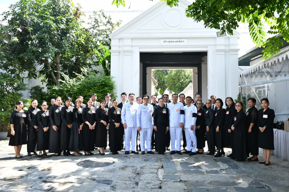 TTW, in collaboration with the CH. Karnchang Group, served as a co-host for the *Phra Phithi Tham* (royal religious chanting ceremony) for the late Her Royal Highness Princess Bajrakitiyabha Narendiradebyavati Kromluang Rajarajanisiribadhara, held at the Phiman Rattaya Throne Hall within the Grand Palace