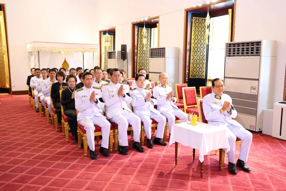 TTW, in collaboration with the CH. Karnchang Group, served as a co-host for the *Phra Phithi Tham* (royal religious chanting ceremony) for the late Her Royal Highness Princess Bajrakitiyabha Narendiradebyavati Kromluang Rajarajanisiribadhara, held at the Phiman Rattaya Throne Hall within the Grand Palace