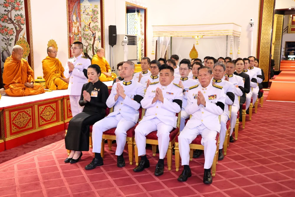TTW, in collaboration with the CH. Karnchang Group, served as a co-host for the *Phra Phithi Tham* (royal religious chanting ceremony) for the late Her Royal Highness Princess Bajrakitiyabha Narendiradebyavati Kromluang Rajarajanisiribadhara, held at the Phiman Rattaya Throne Hall within the Grand Palace
