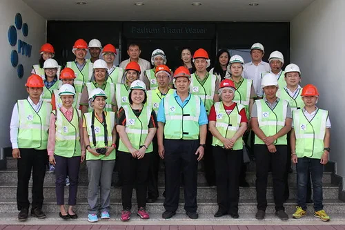 TTW ต้อนรับ ศูนย์ความเป็นเลิศด้านการจัดการสารและของเสียอันตราย (ศสอ.) เยี่ยมชมโรงผลิตประปาปทุมฯ