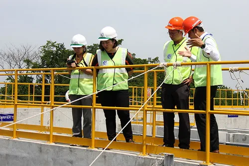 TTW ต้อนรับ ศูนย์ความเป็นเลิศด้านการจัดการสารและของเสียอันตราย (ศสอ.) เยี่ยมชมโรงผลิตประปาปทุมฯ